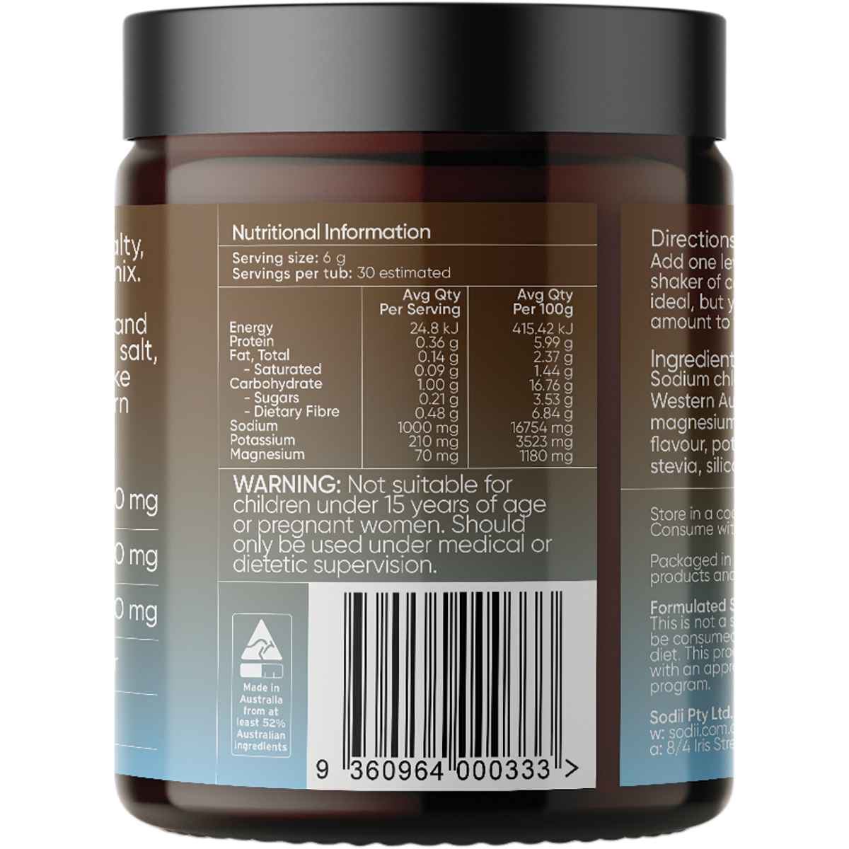 Salty Chocolate - 30 Serve Tub