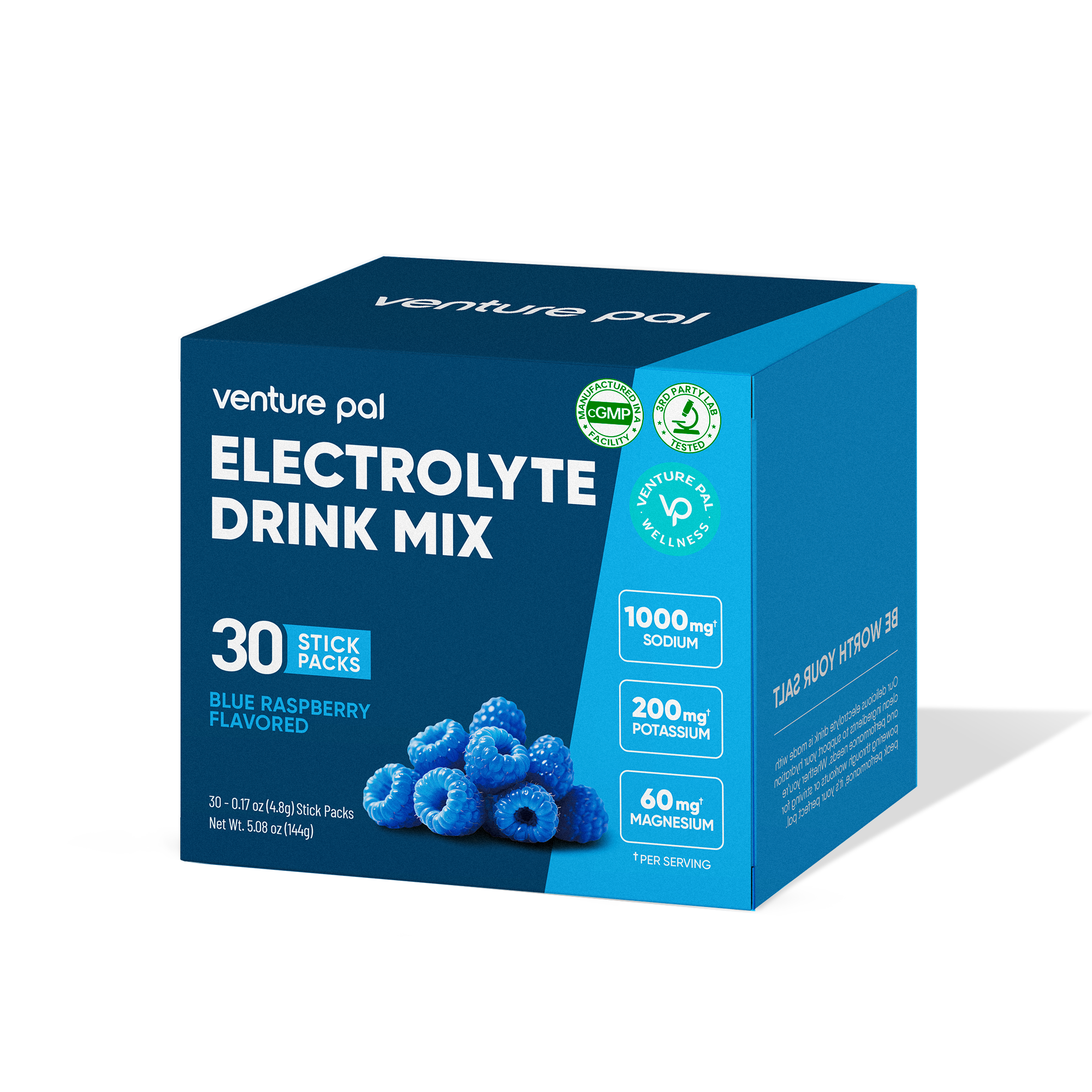 Blue Raspberry Electrolyte Drink Mix - 30 Sticks