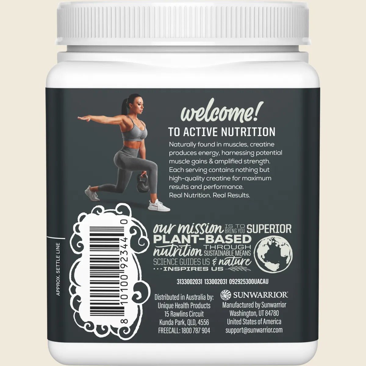 Active Creatine Monohydrate Unflavoured 300g