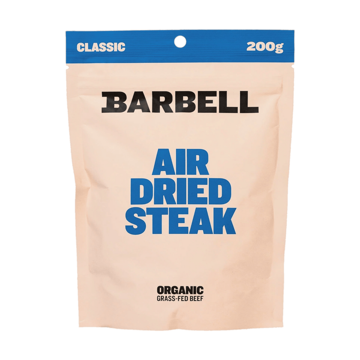 Front of the Barbell Air Dried Steak Classic 200 g pouch
