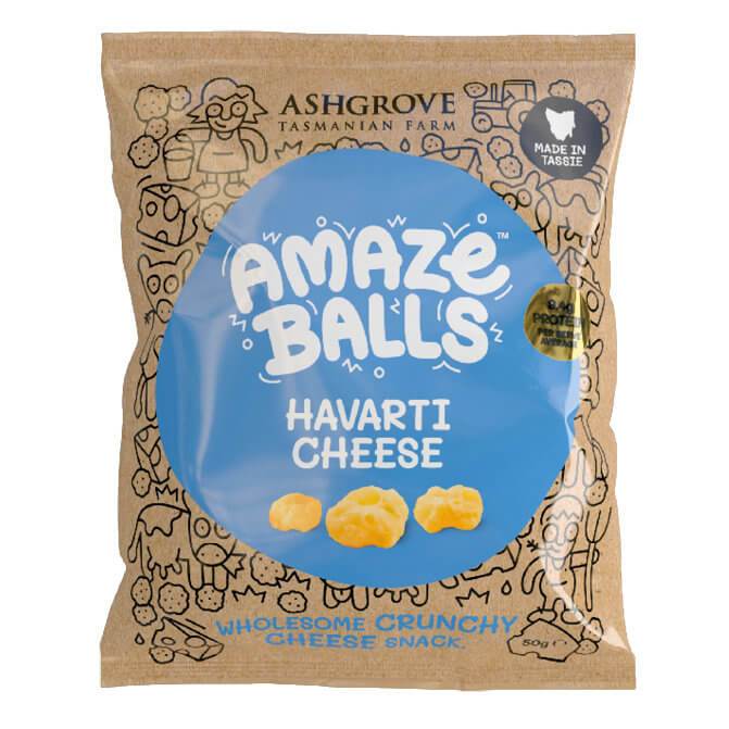 AmazeBalls - Havarti Cheese - Box of 12 - Yo Keto