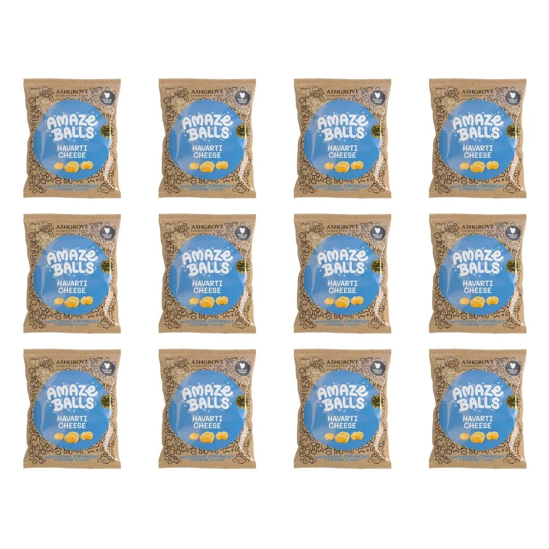 AmazeBalls - Havarti Cheese - Box of 12 - Yo Keto