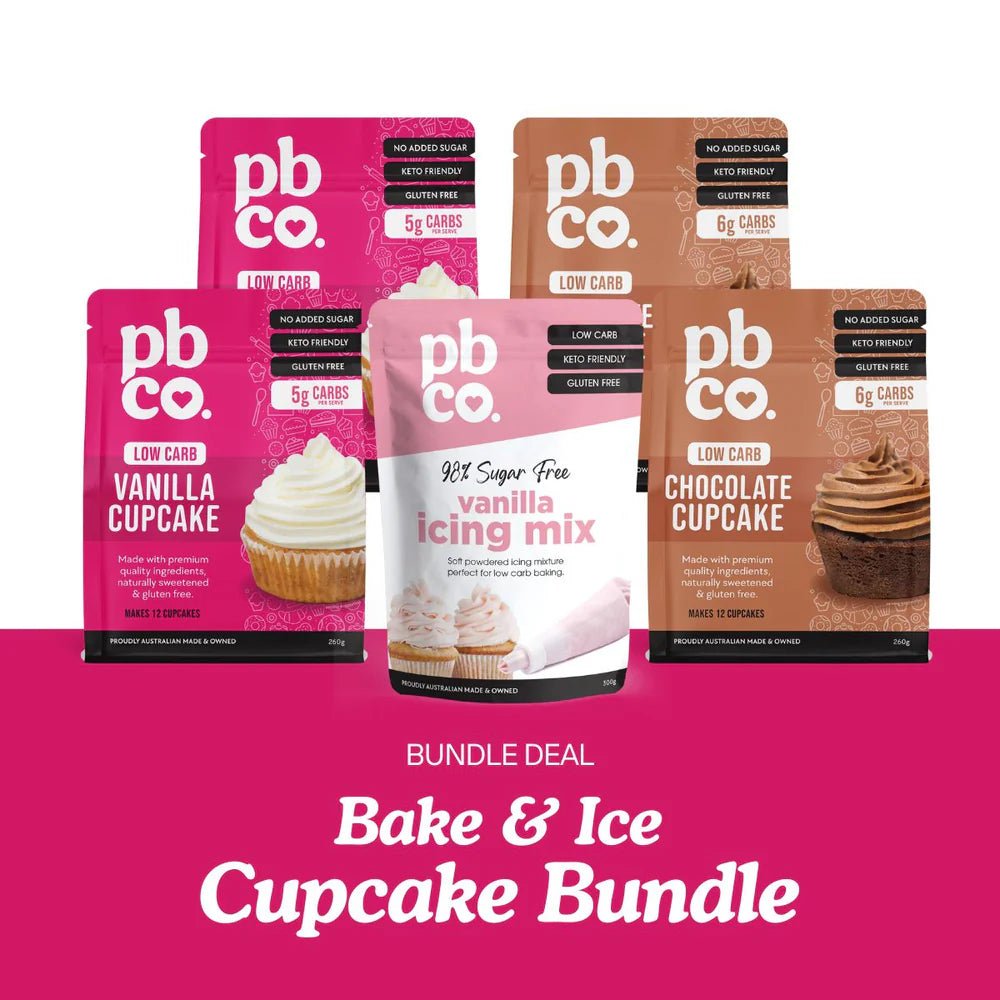 'Bake & Ice' Low Carb Cupcake Bundle - Yo Keto