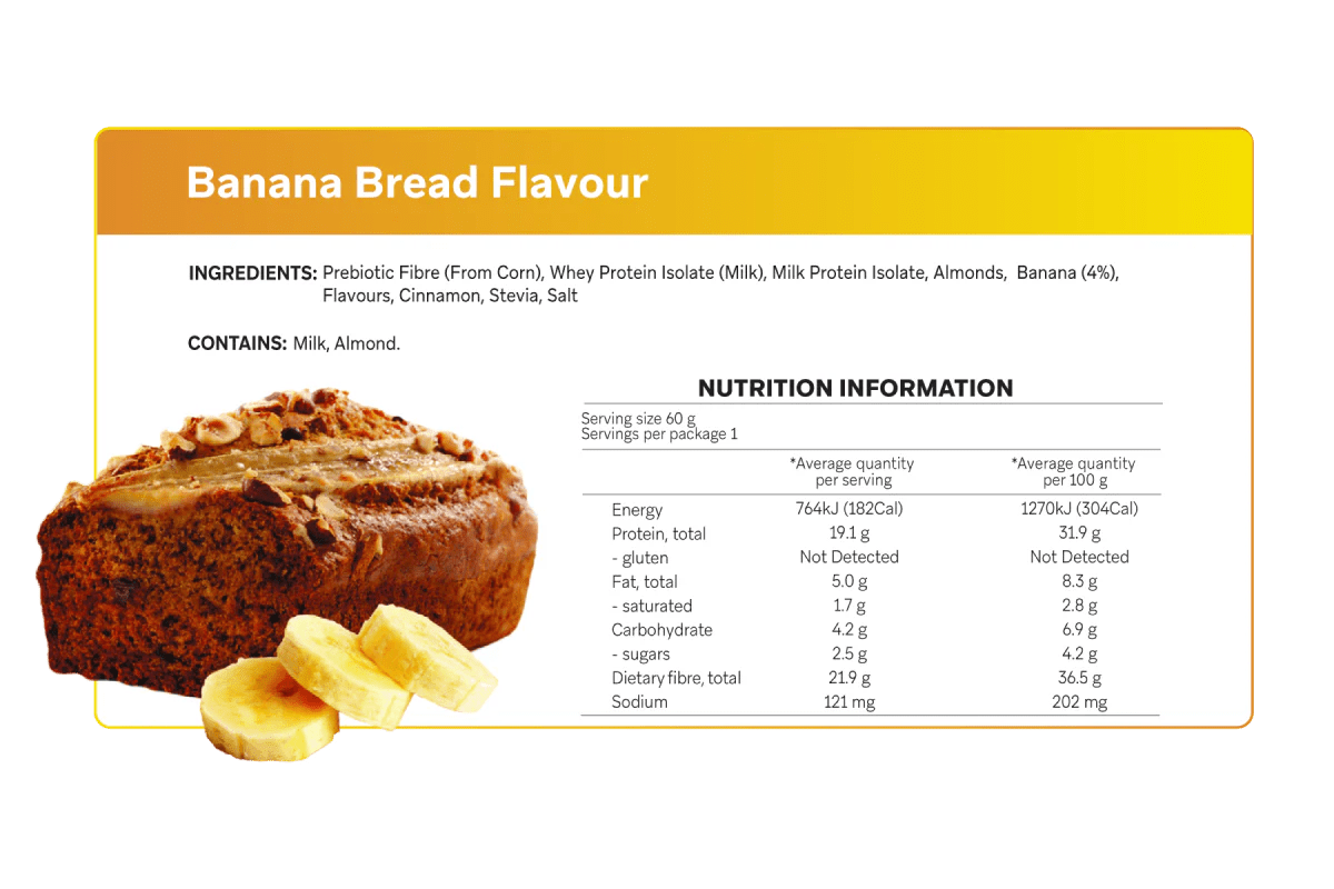 Banana Bread Smart Protein Bar - Yo Keto