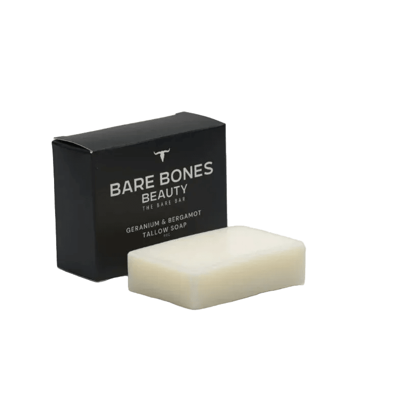 Bare Bar - Geranium & Bergamot Tallow Soap - 90g