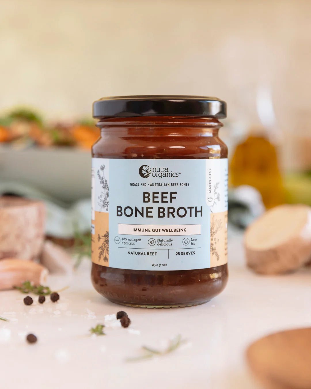 Beef Bone Broth Concentrate - Natural - 250g - Yo Keto