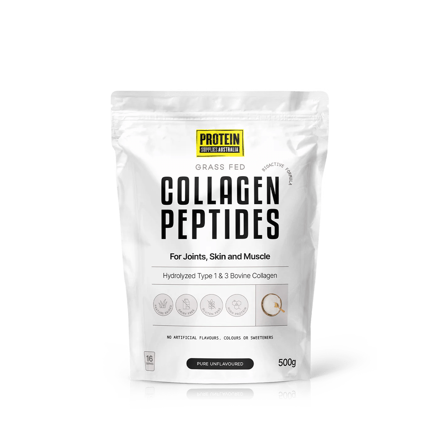 Bioactive Collagen Peptides - Pure - 500g - Yo Keto