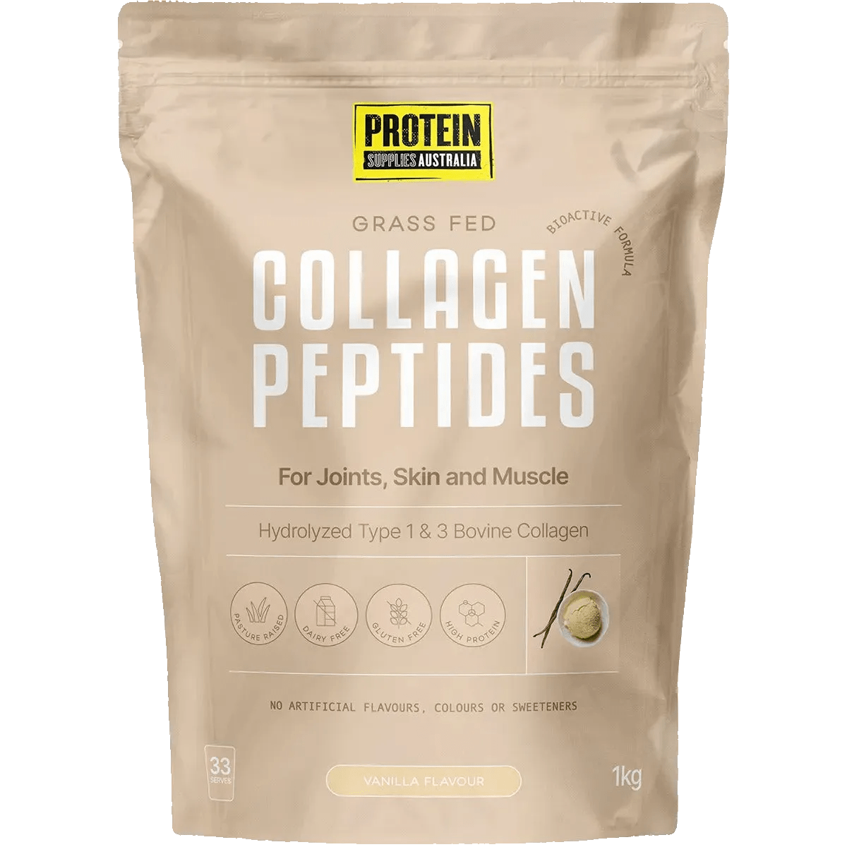Bioactive Collagen Peptides - Vanilla - 1kg