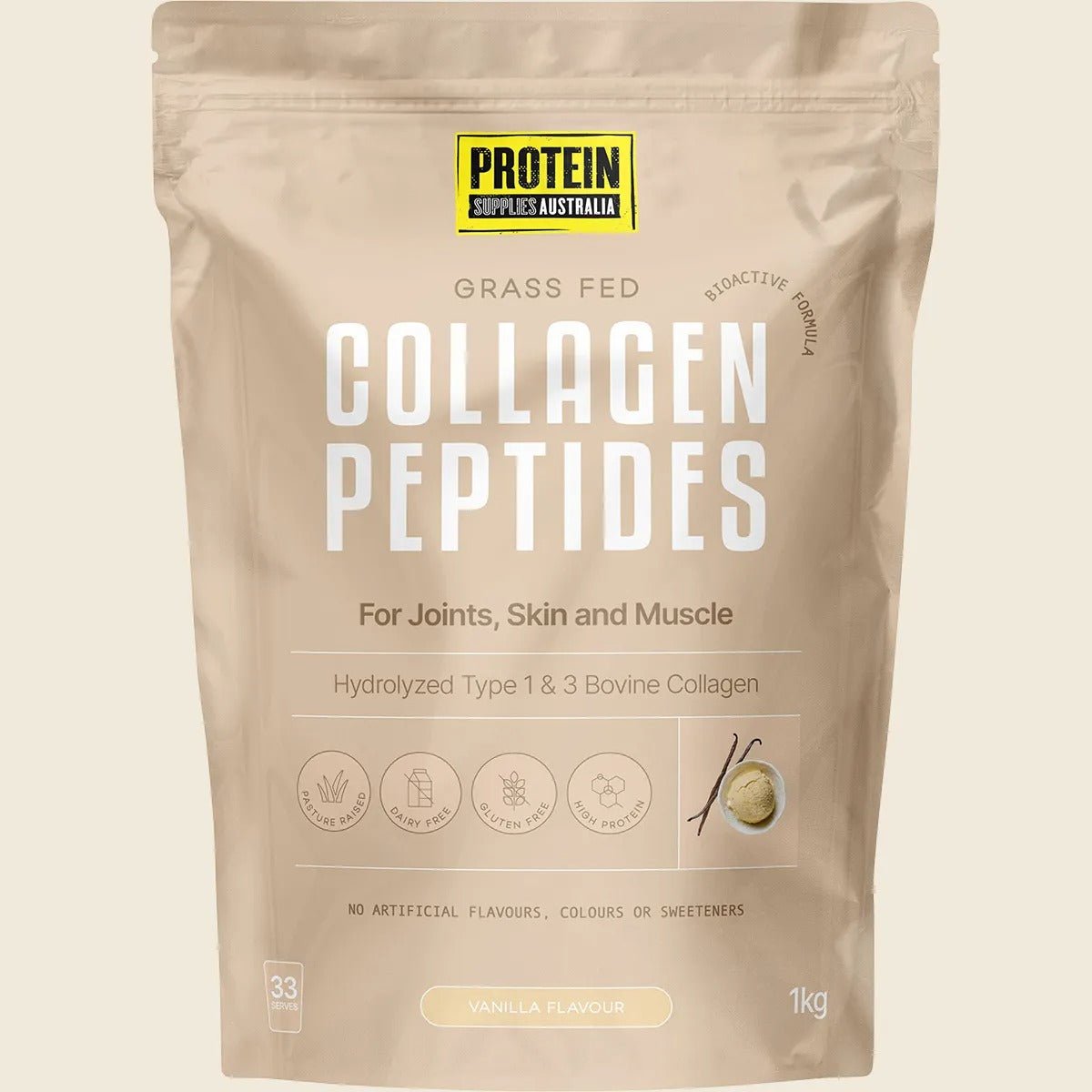 Bioactive Collagen Peptides - Vanilla - 1kg