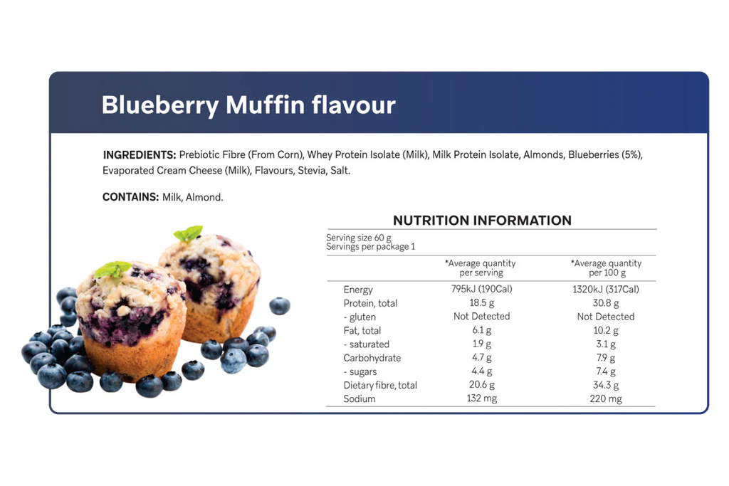 Blueberry Muffin Smart Protein Bars x 12