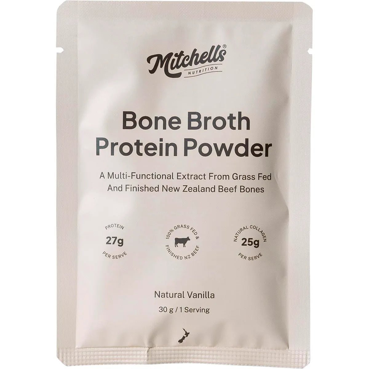 Bone Broth Protein Powder Sample Bundle pouch by Mitchells Nutrition from New Arrivals and Carnivore collections