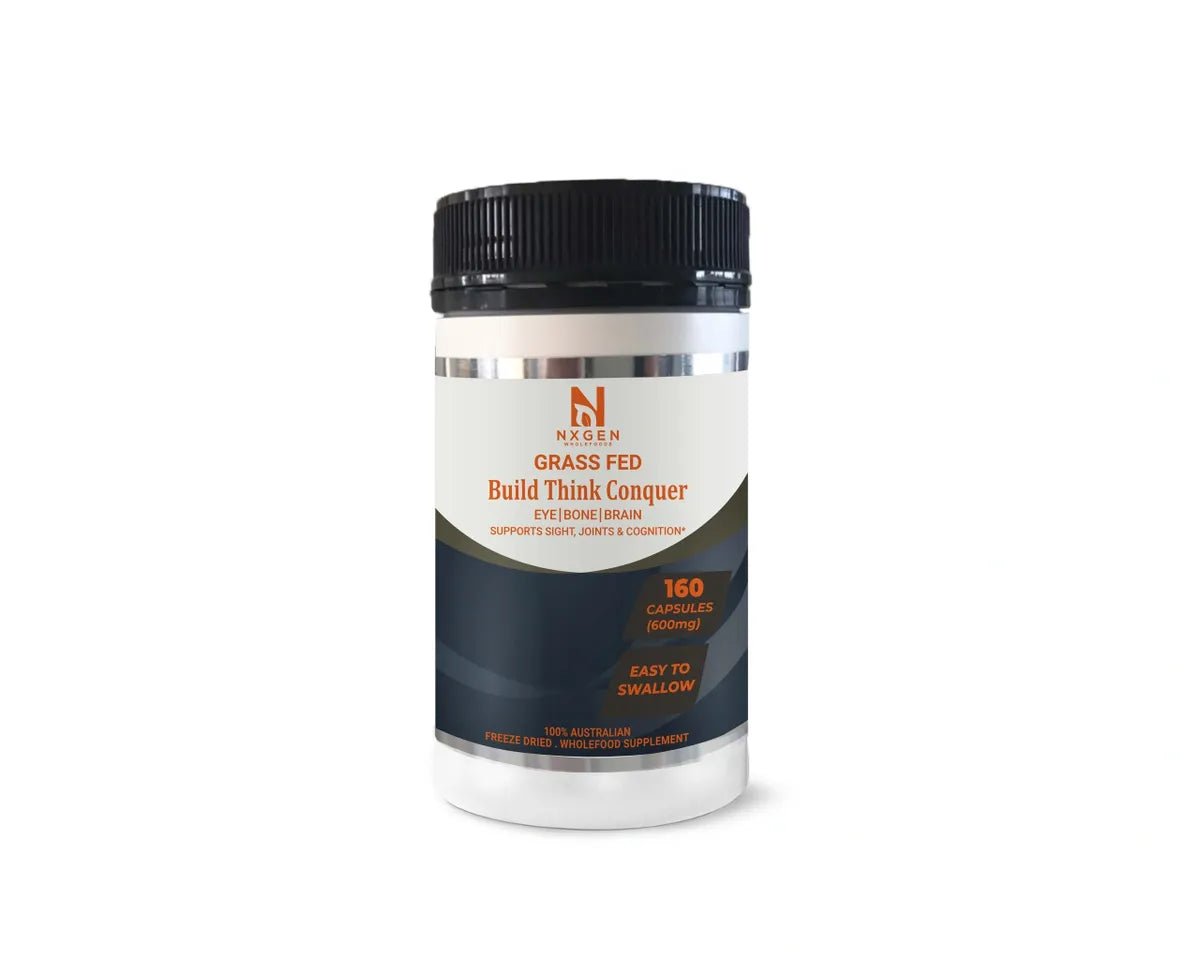 BUILD THINK CONQUER - Supports Sight, Joints, Cognition - 160 Capsules - Yo Keto