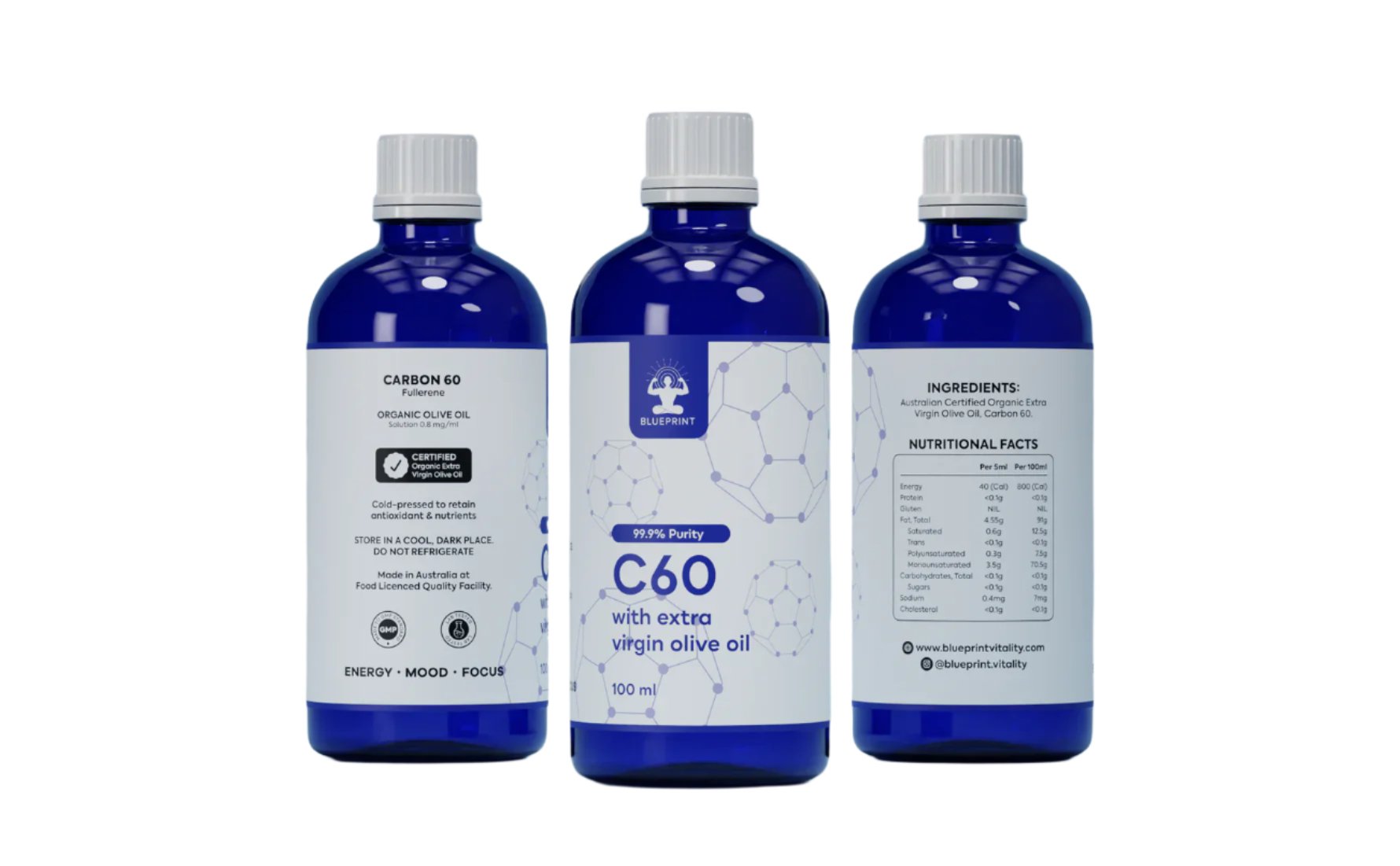 C60 - Carbon 60 - 100ml - Yo Keto