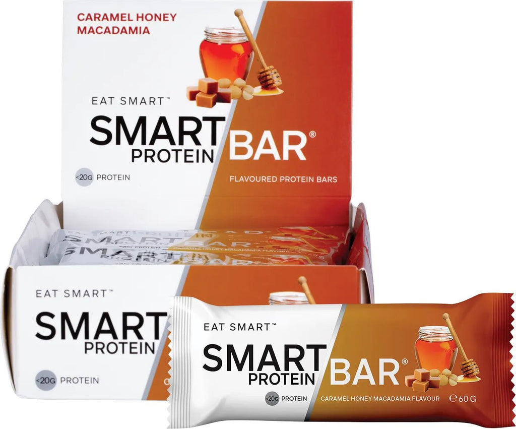 Caramel Honey Macadamia Smart Protein Bars x 12 - Yo Keto