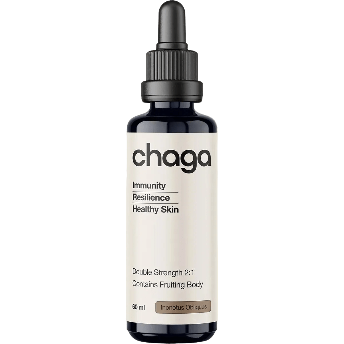 Chaga Double Strength 2:1 Mushroom Liquid Extract - 60ml