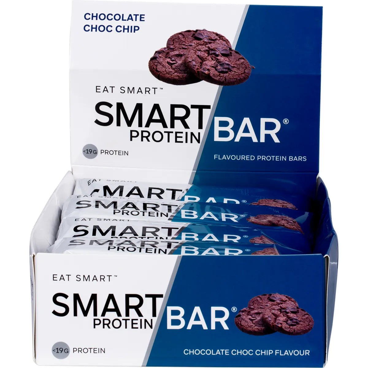 Chocolate Choc Chip Smart Protein Bars x 12 - Yo Keto