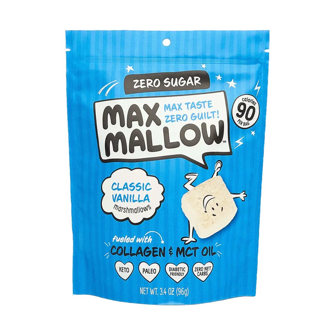 Classic Vanilla Sugar - Free Marshmallow - 96g - Yo Keto