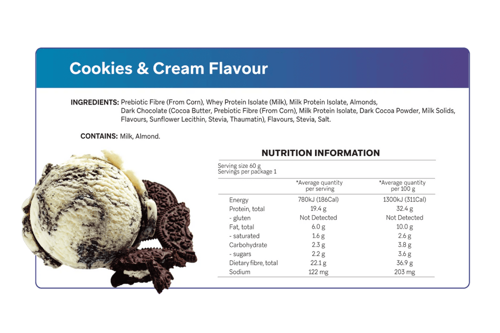Cookies and Cream Smart Protein Bars x 12 - Yo Keto