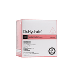 Dr Hydrate - Single Sachet watermelon flavour electrolytes with minerals and probiotics in pink and white box by Dr. Hydrate