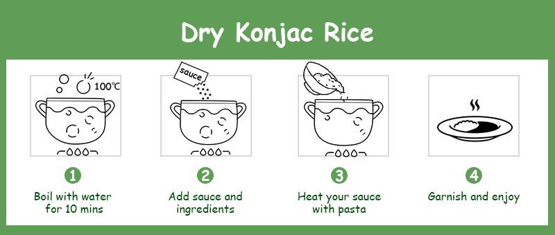 Dried Konjac Rice - 80g - Yo Keto