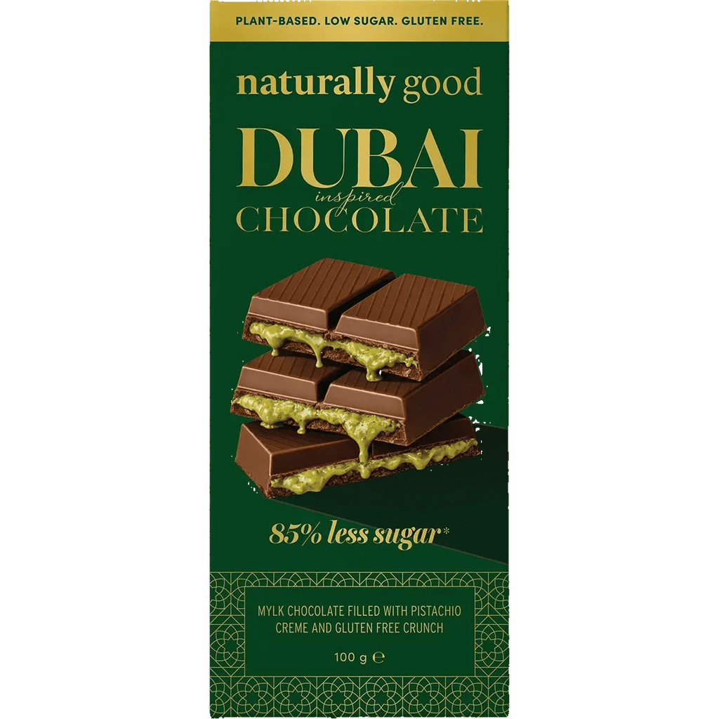 Dubai Inspired Pistachio Filled Chocolate Block - 100g