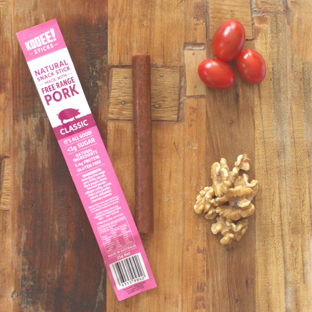 Free Range Pork Stick - Box of 20 - Expires 29 Jan 2025 - Yo Keto