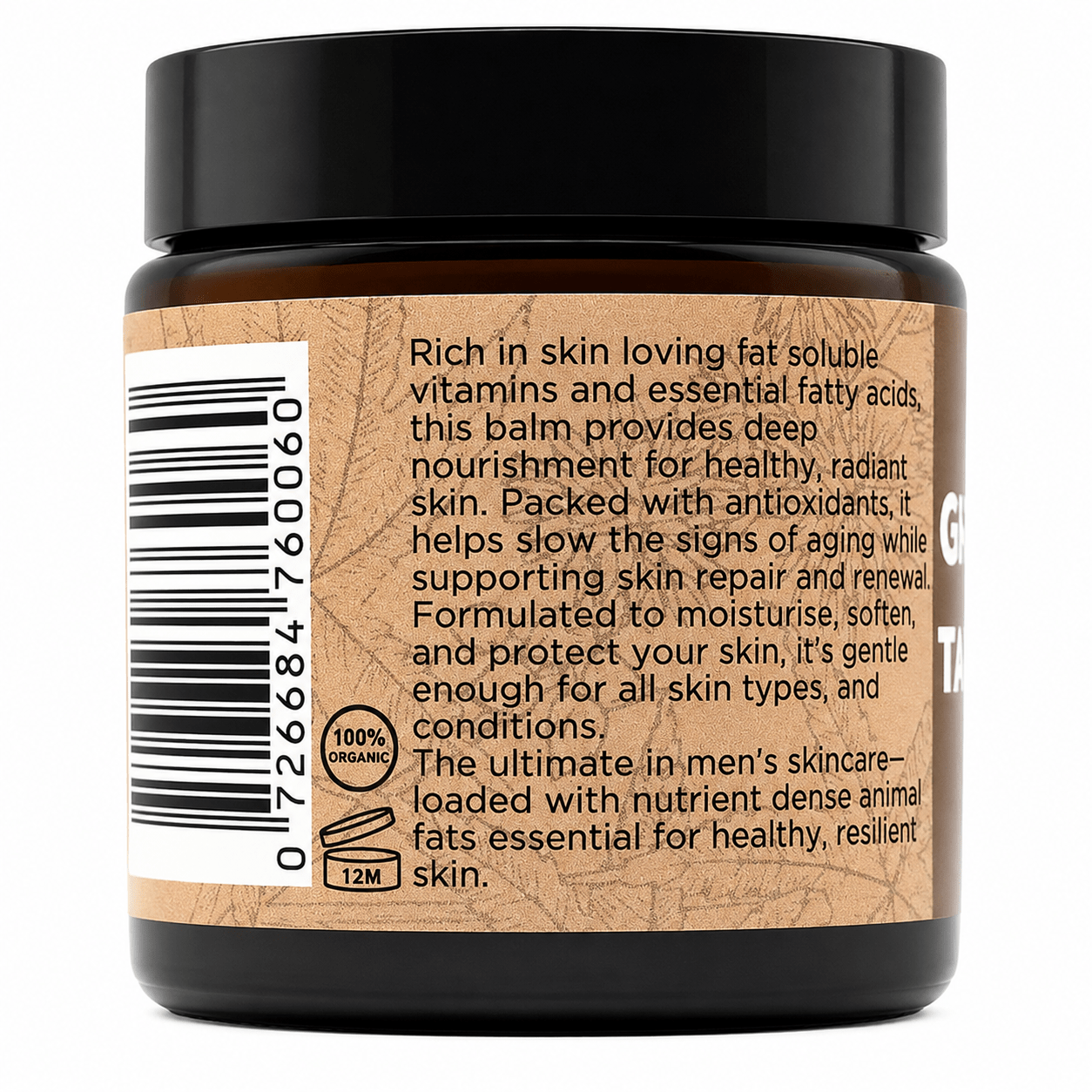 Gentleman's Tallow Balm - 100g