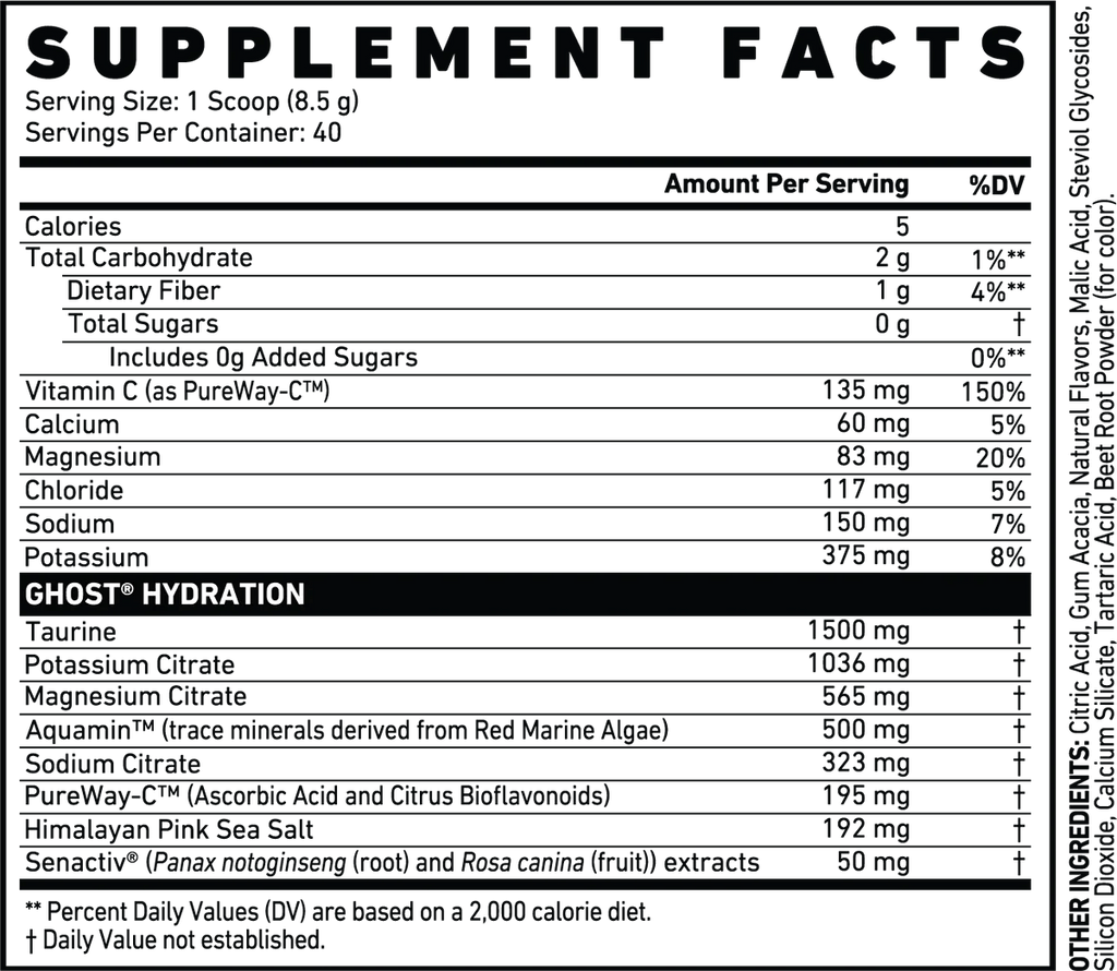 GHOST® HYDRATION - KIWI STRAWBERRY - Yo Keto