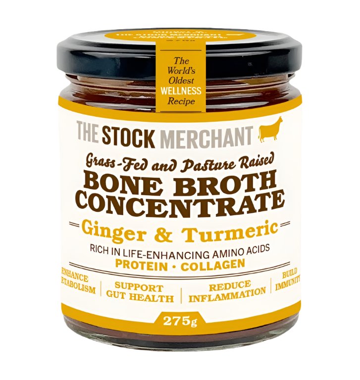 Ginger & Turmeric Beef Bone Broth Concentrate - 275g - Yo Keto