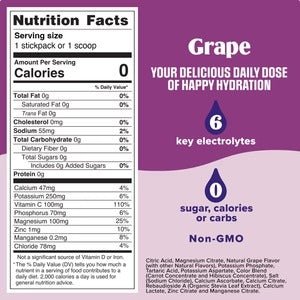Grape Electrolyte Drink Mix - 90 Serves