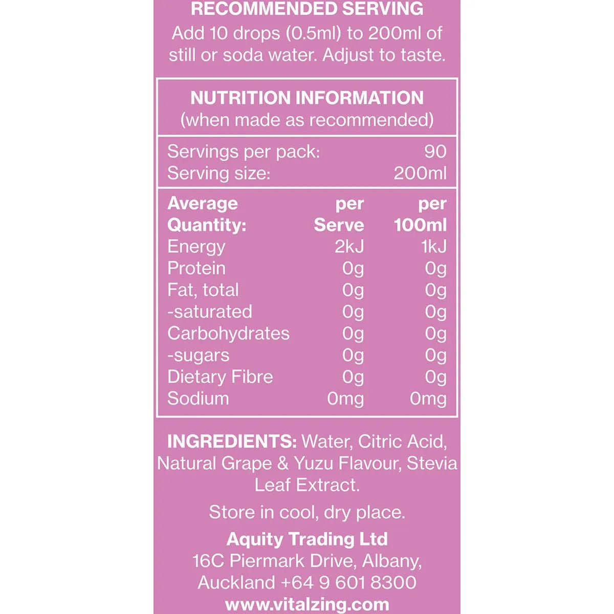 Grape & Yuzu WaterDrops - Yo Keto