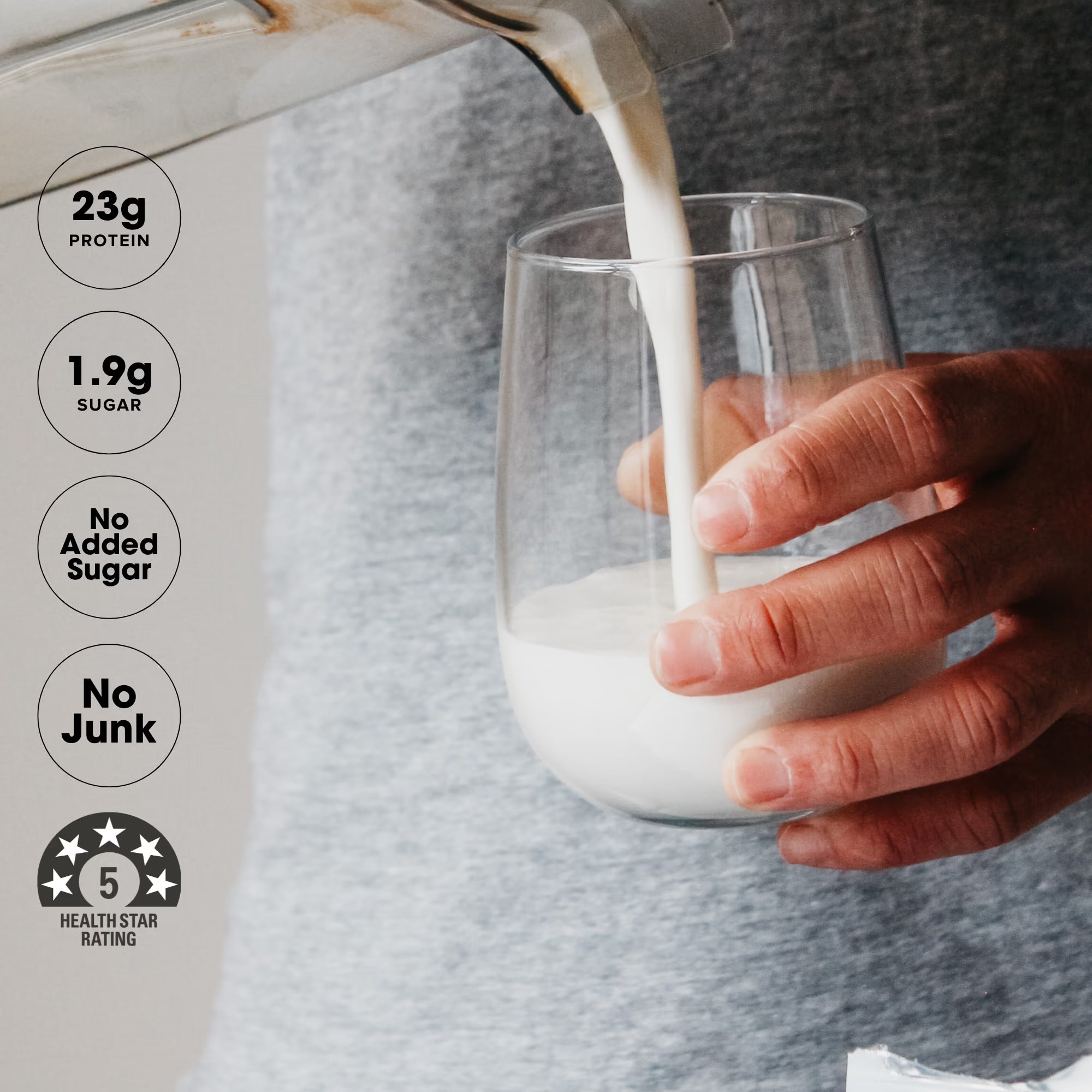 Grass - fed Whey Protein Powder - Creamy Vanilla - 900g - Yo Keto