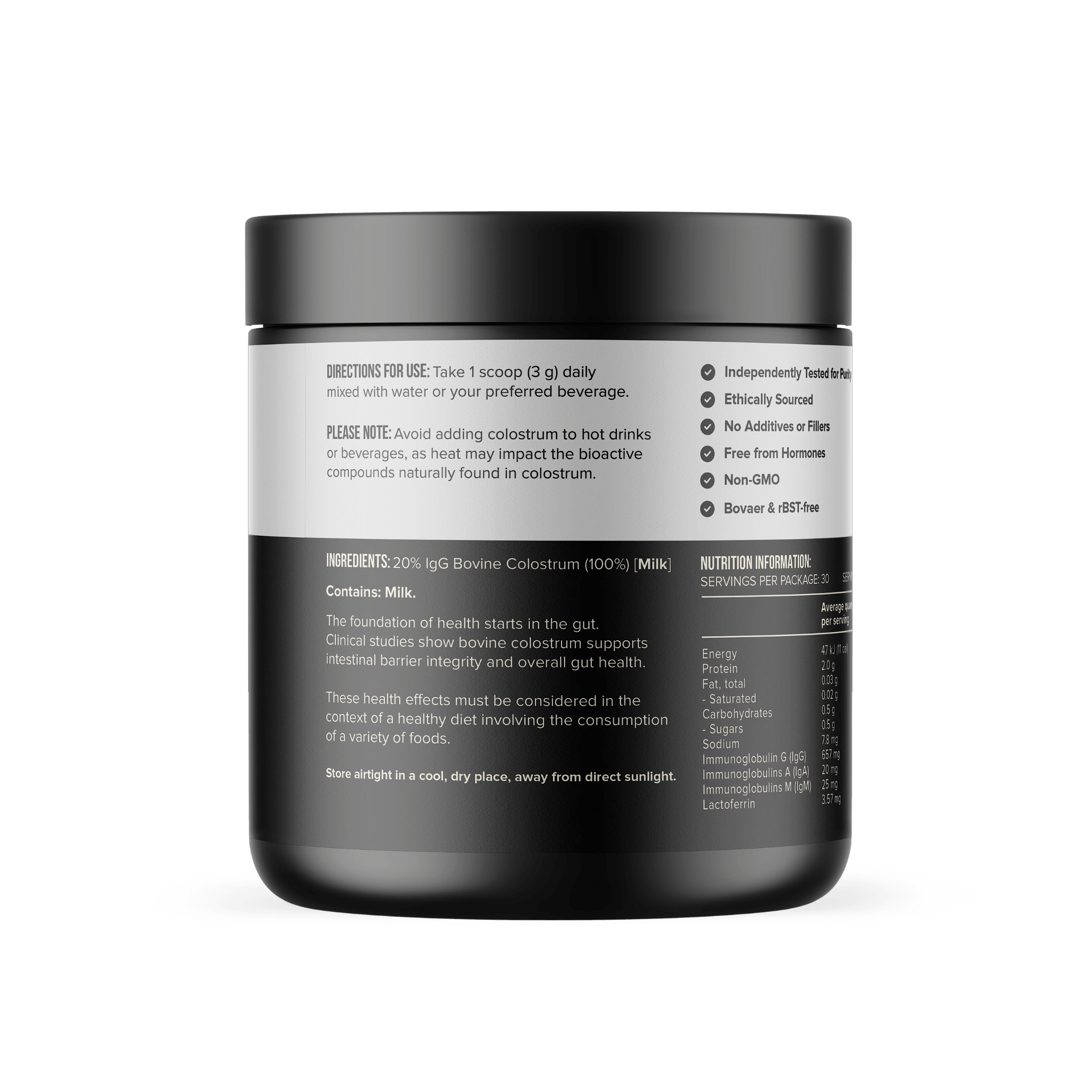 Gut Health Colostrum Powder - 90g