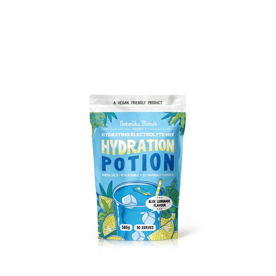 Hydration Potion Blue Lemonade - 165g by Botanika Blends, a vegan electrolyte mix from Drinks and Functional collections.