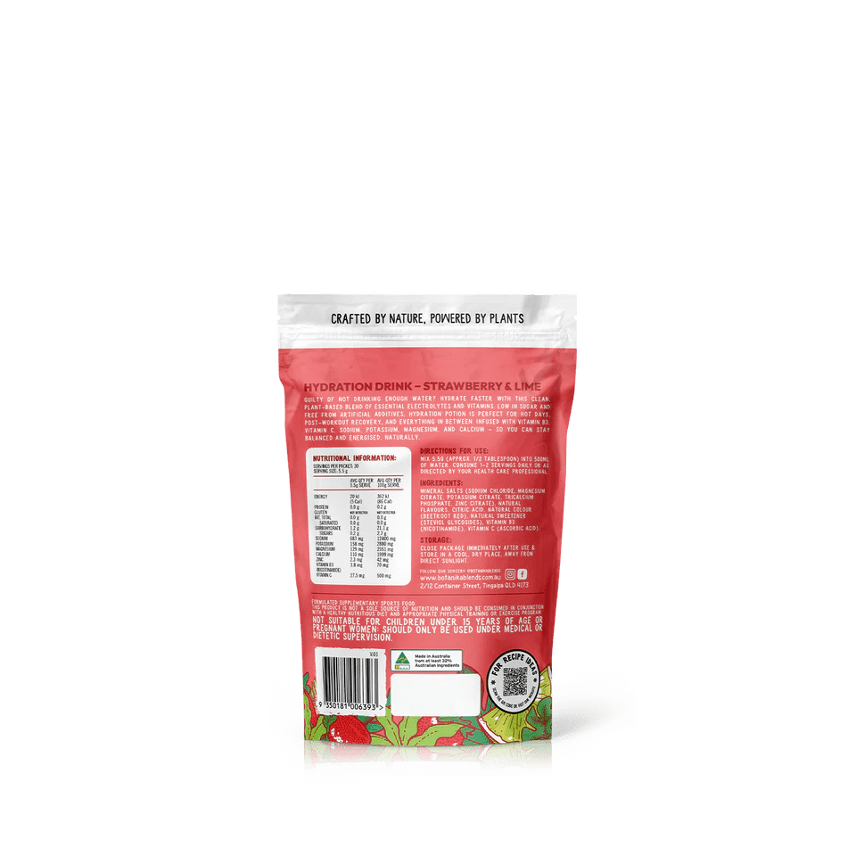 Hydration Potion Strawberry Lime - 165g - Yo Keto