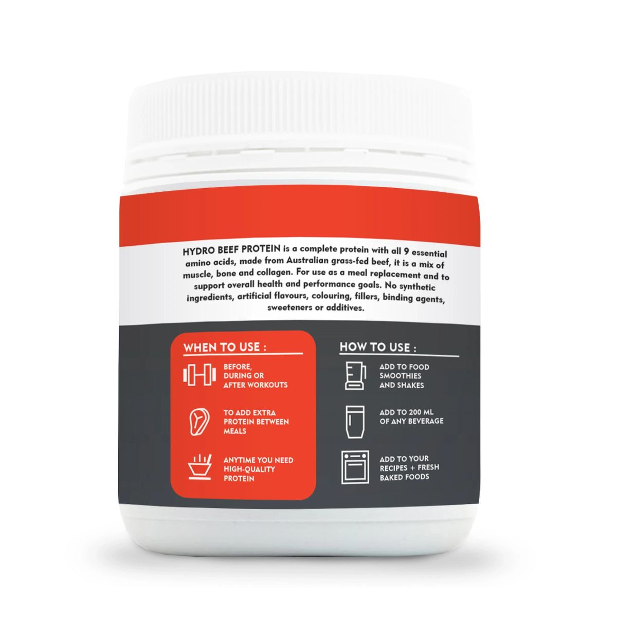 Hydro Beef Isolate Protein - Australian Grass Fed - 252g - Yo Keto