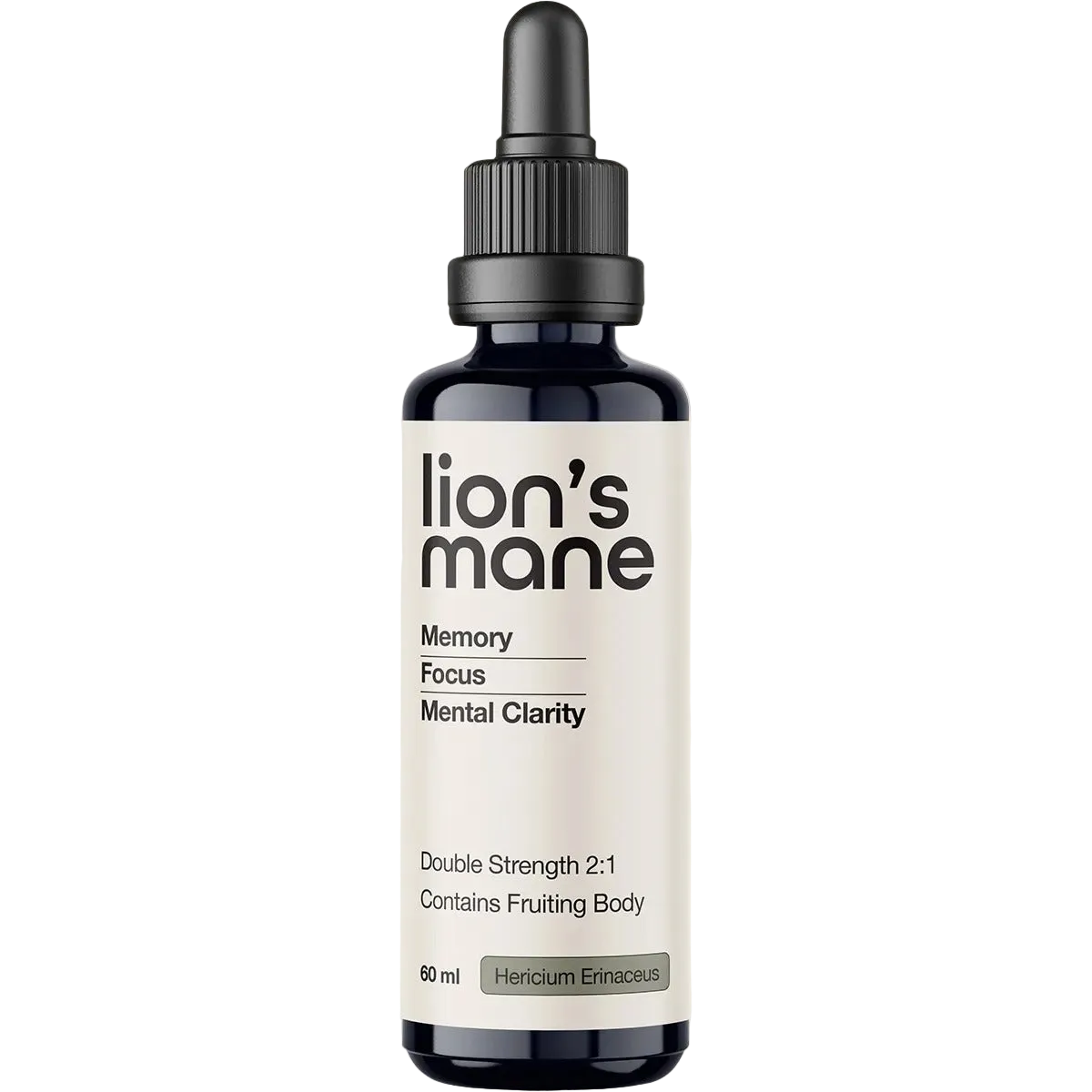 Lion's Mane Double Strength 2:1 Mushroom Liquid Extract - 60ml