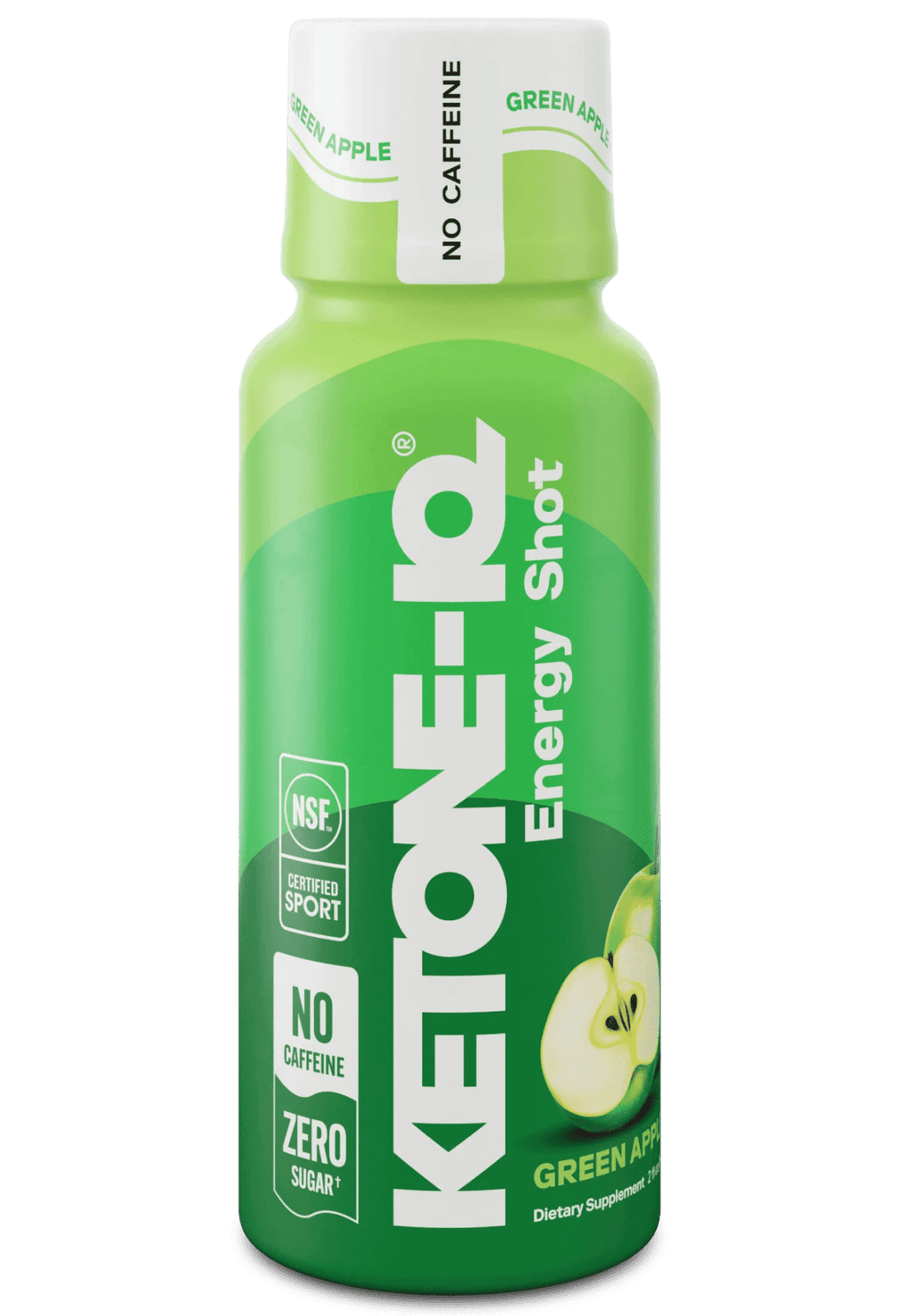 Ketone-IQ - Energy Shot - Green Apple - Caffeine Free - 59ml x 6 by HVMN in Low Carb and Exogenous Ketones collections