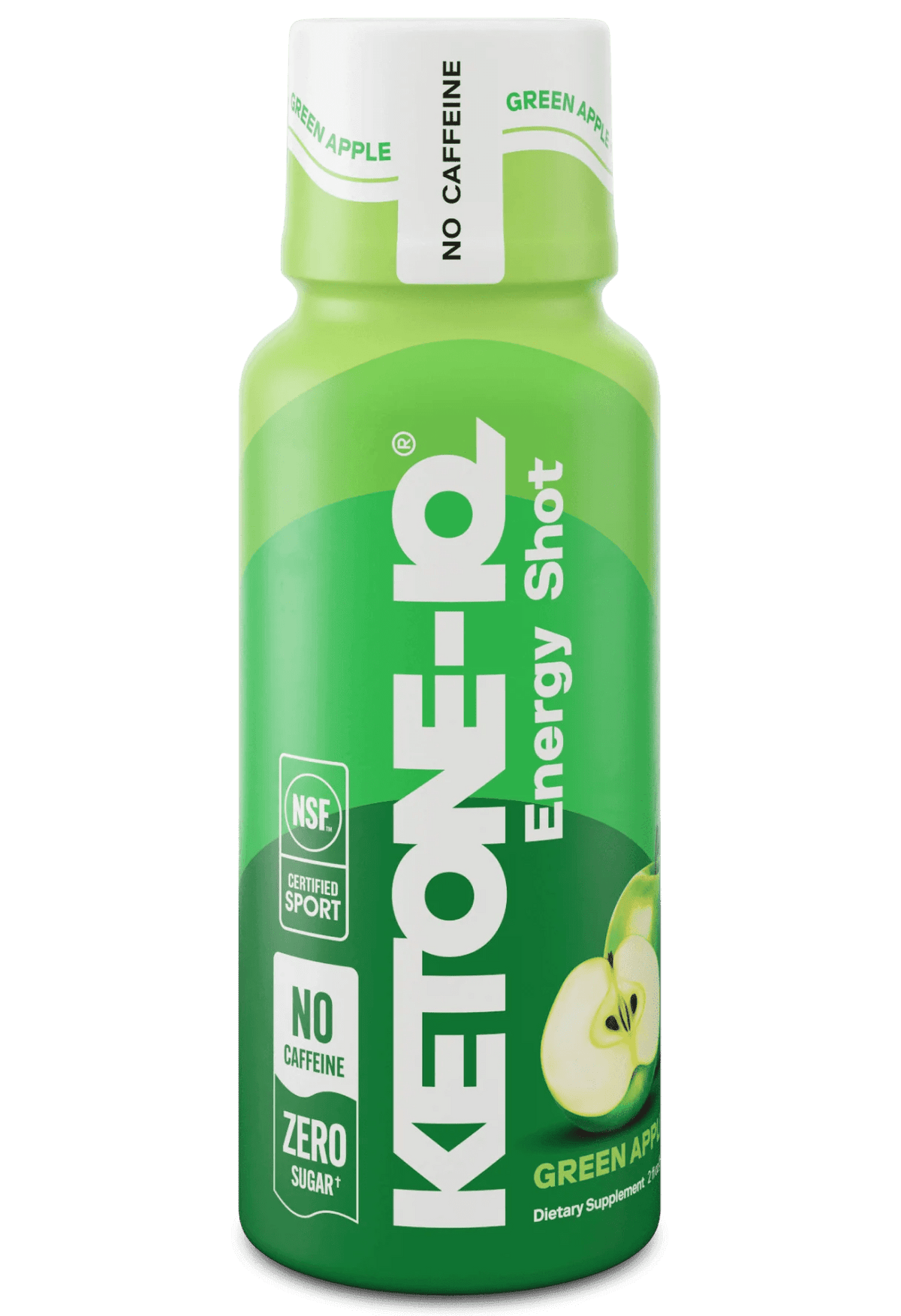 Ketone-IQ - Energy Shot - Green Apple - Caffeine Free - 59ml x 6 by HVMN in Low Carb and Exogenous Ketones collections