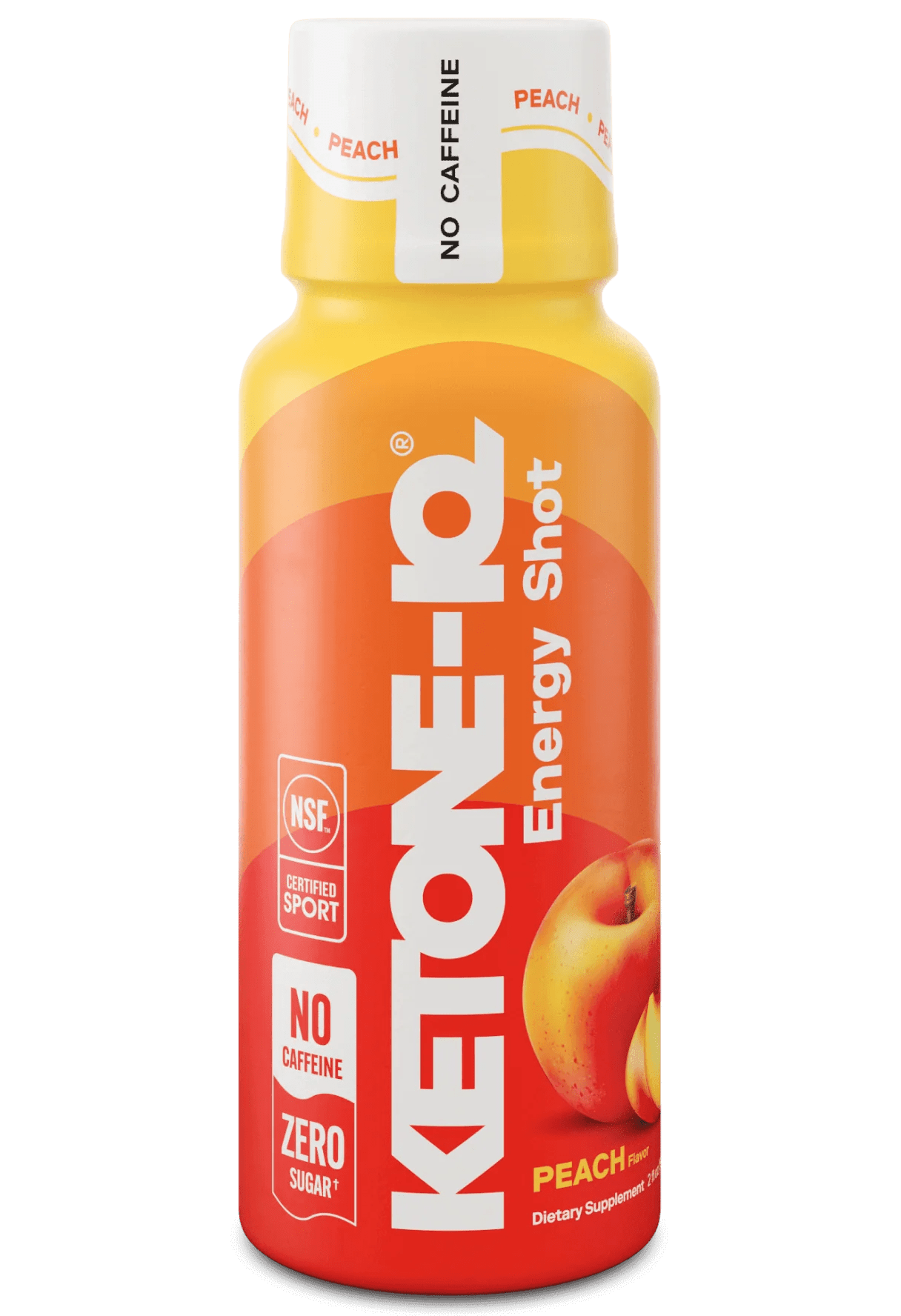 Ketone - IQ - Energy Shot - Peach - Caffeine Free - 6 x 59mL - Yo Keto