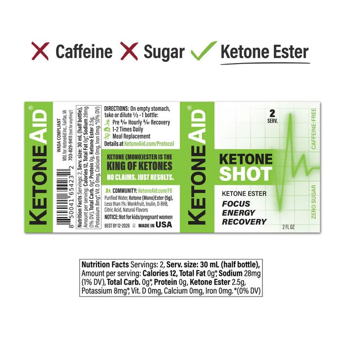 Ketone Shot 60ml x 12 - Yo Keto