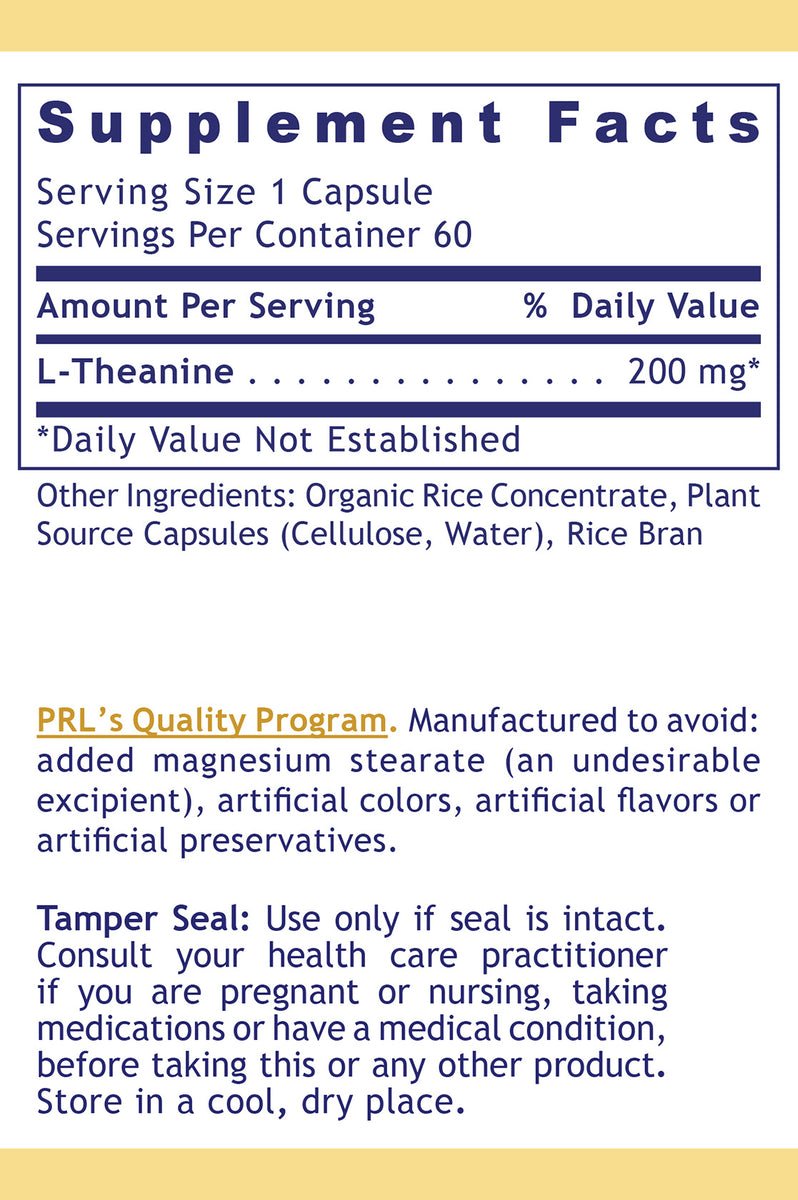L-Theanine - 60 Capsules