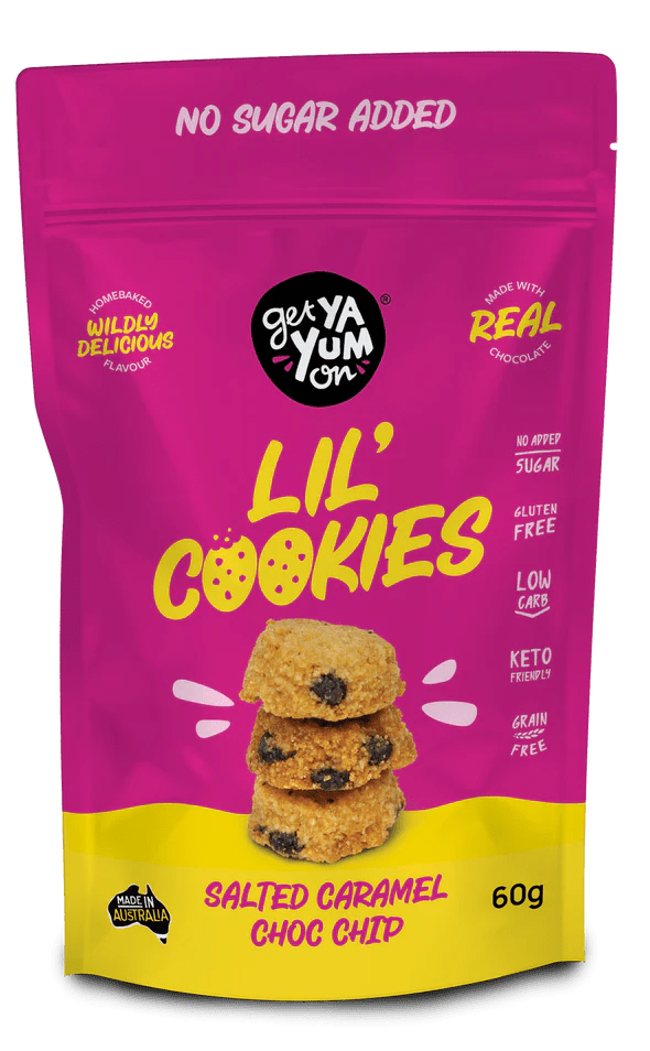 Lil' Cookies - Salted Caramel Choc Chip - 60g - Yo Keto