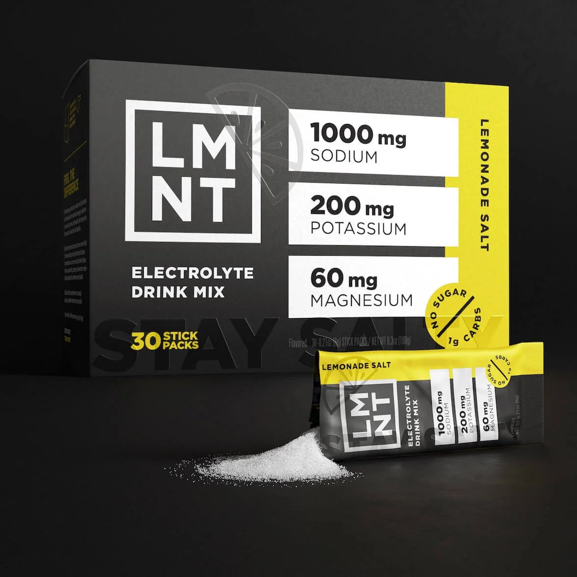 LMNT Lemonade Salt Electrolyte Mix - 30 Ct - Yo Keto