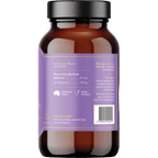 Back of Ritua Magnesium Glycinate - 120 Capsules bottle showing ingredients, directions, and warnings label.