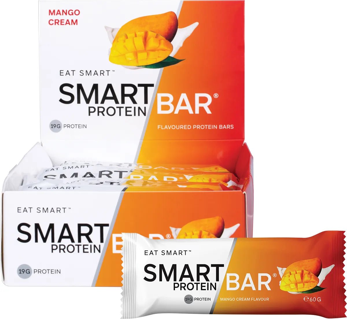 Mango Cream Smart Protein Bars x 12 - Yo Keto