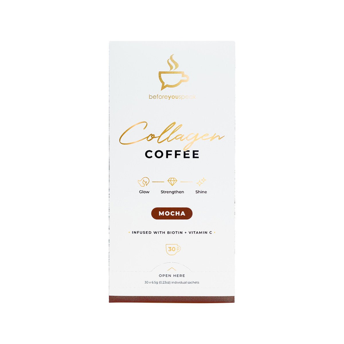 Mocha Collagen Coffee - 30 Pack - Yo Keto