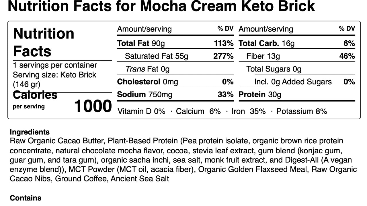 Mocha Cream - Yo Keto