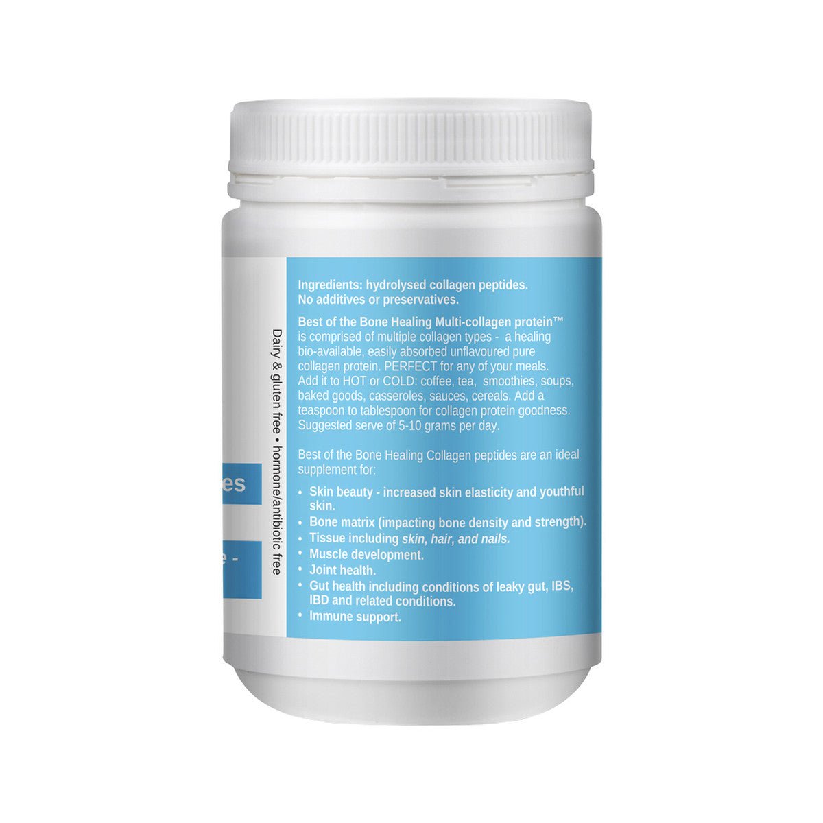 Multi - collagen Protein Peptides Powder - 500g - Yo Keto