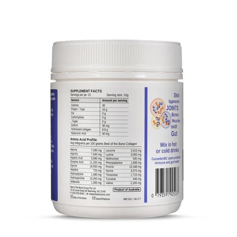 Multi-collagen Protein Peptides - Probiotic Spores - 210g - Yo Keto